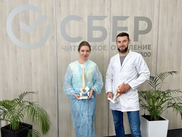 Врачи Клиники Медикс на Дне здоровья в Сбербанке
